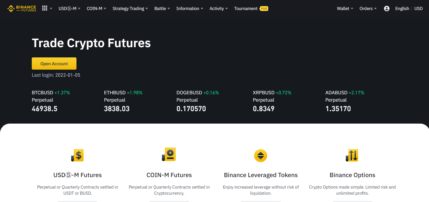 Binance Futures는 새로운 코인이 지속적으로 나열되는 다양한 종류의 암호화폐를 제공합니다 Binance Futures는 새로운 코인이 지속적으로 나열되는 다양한 종류의 암호화폐를 제공합니다